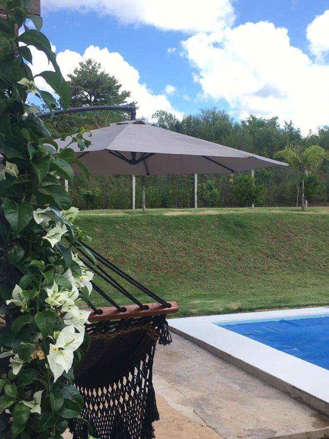 Casa De Campo Com Piscina Jaguariaíva Exteriér fotografie