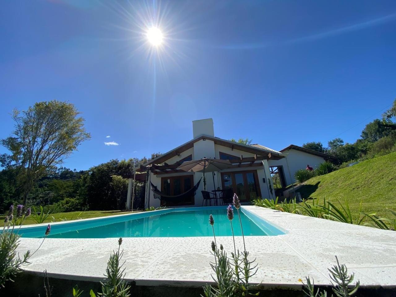 Casa De Campo Com Piscina Jaguariaíva Exteriér fotografie