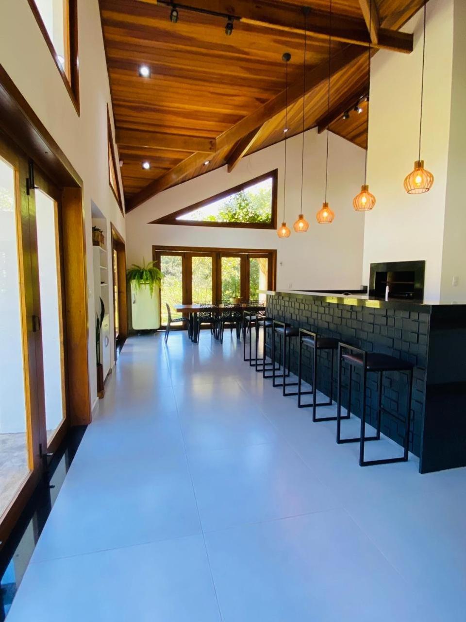 Casa De Campo Com Piscina Jaguariaíva Exteriér fotografie