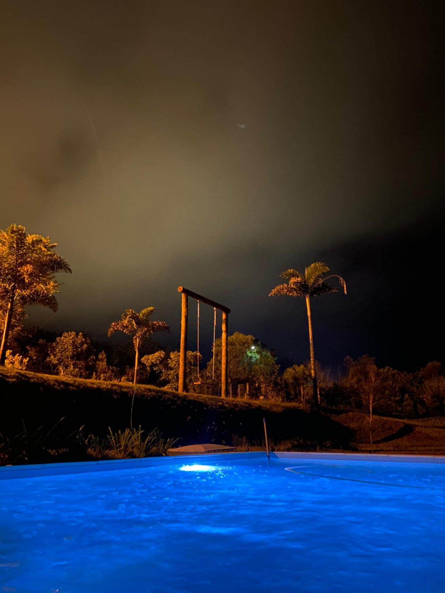 Casa De Campo Com Piscina Jaguariaíva Exteriér fotografie